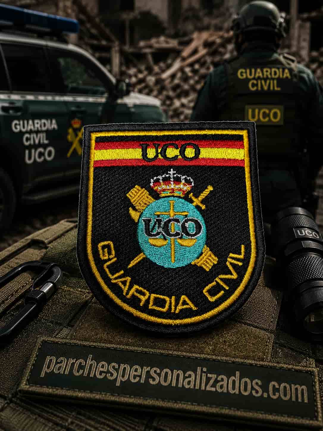 Parches personalizados Guardia Civil UCO